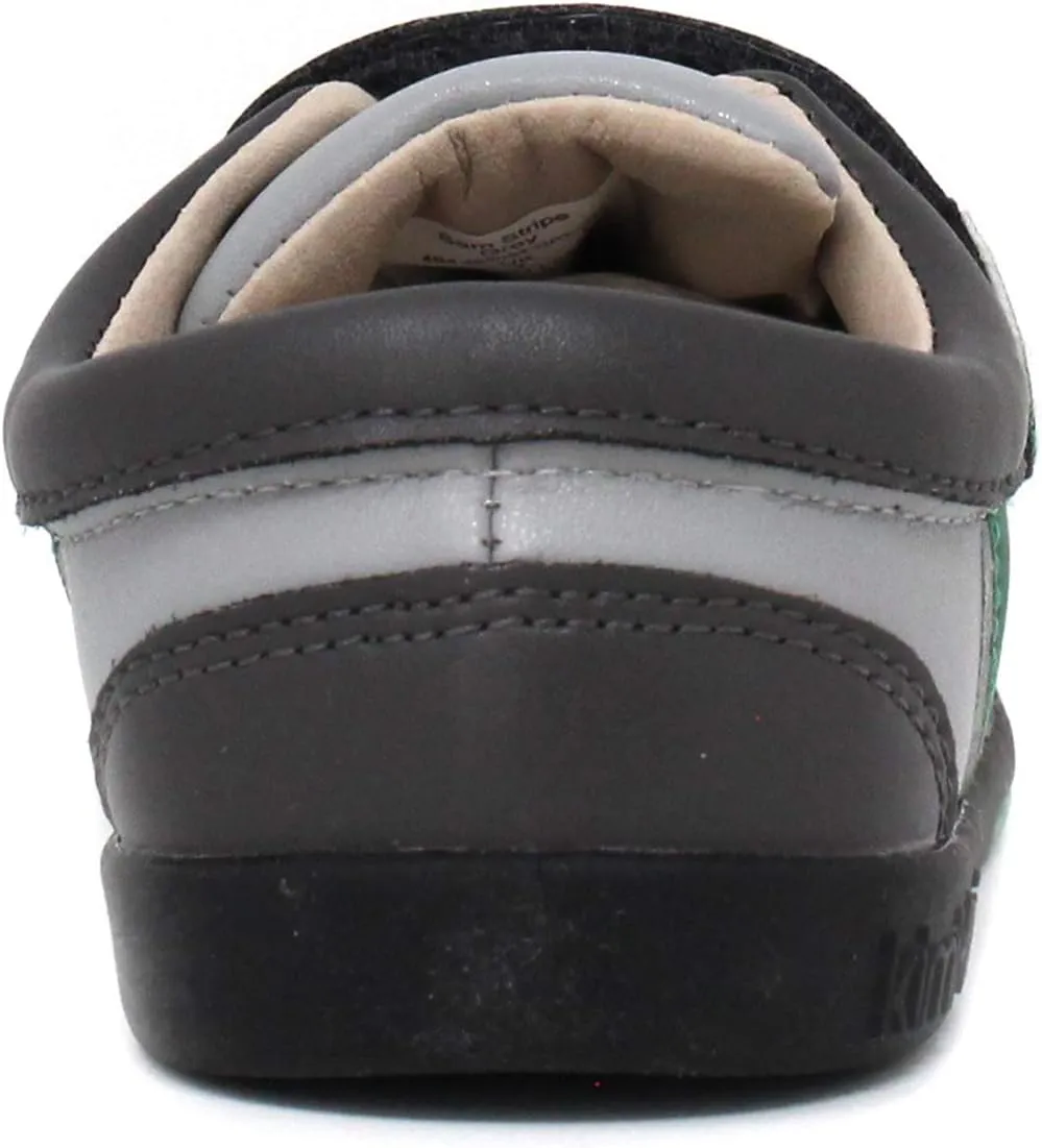 Kimi & Kai Boys First Walker Toddler Colton Spaceship Leather Sneaker Shoes