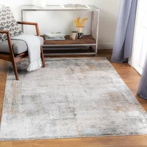 Kress Contemporary Area Rug - DustySage, Charcoal, Olive - 18" x 18" Sample