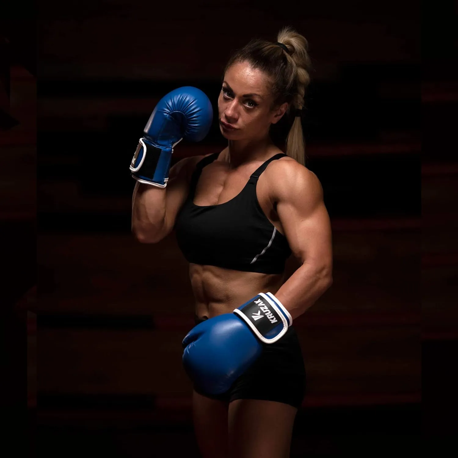 Kruzak Boxing Gloves for Men & Women, Sparring & Kickboxing Gloves, Muay Thai & MMA Gloves, 8-16 oz