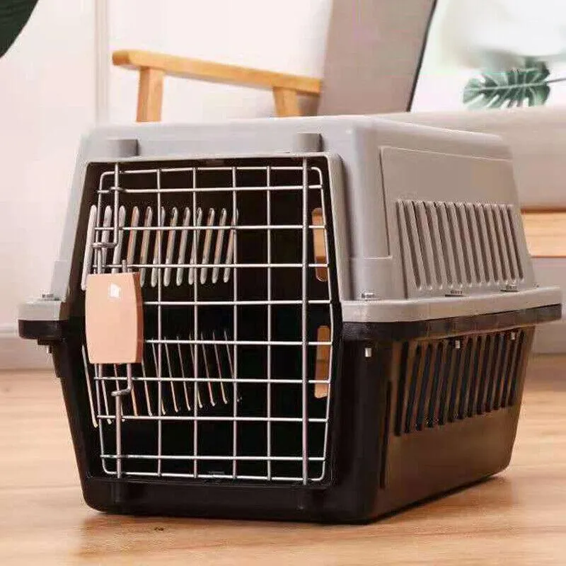 L Size Dog Cat Rabbit Portable Tote Crate Pet Carrier Kennel Travel Airline Carry Bag
