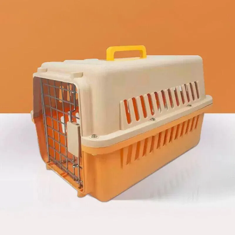 L Size Dog Cat Rabbit Portable Tote Crate Pet Carrier Kennel Travel Airline Carry Bag