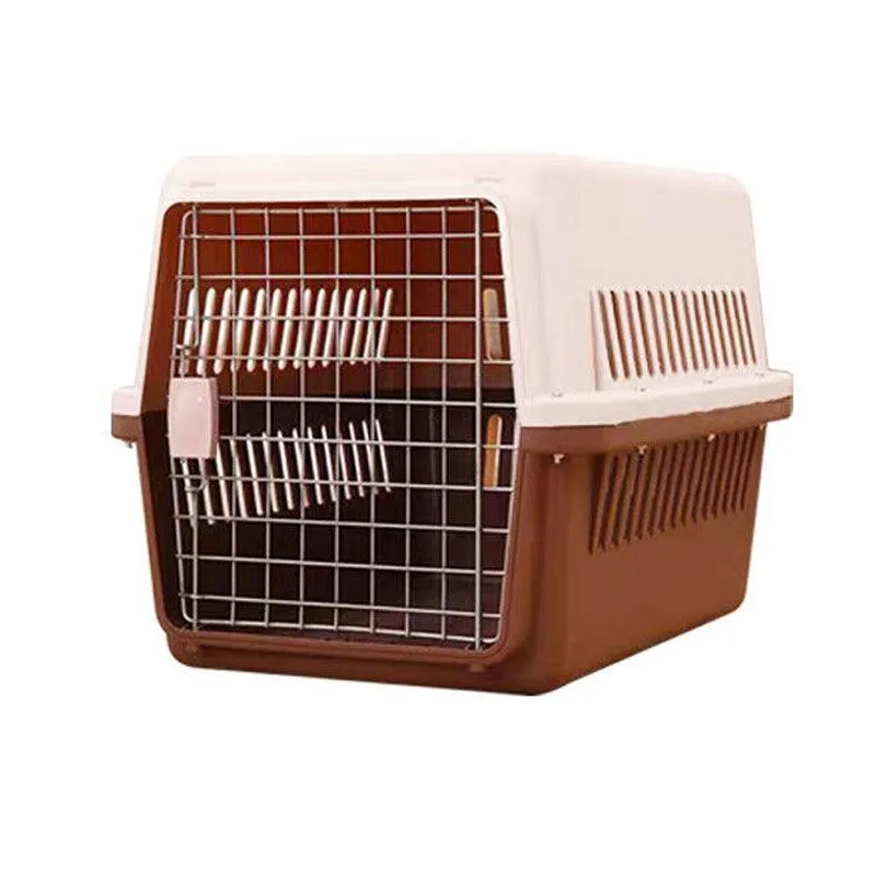 L Size Dog Cat Rabbit Portable Tote Crate Pet Carrier Kennel Travel Airline Carry Bag