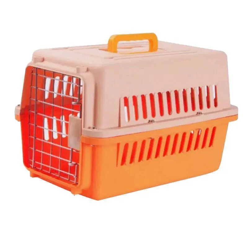 L Size Dog Cat Rabbit Portable Tote Crate Pet Carrier Kennel Travel Airline Carry Bag