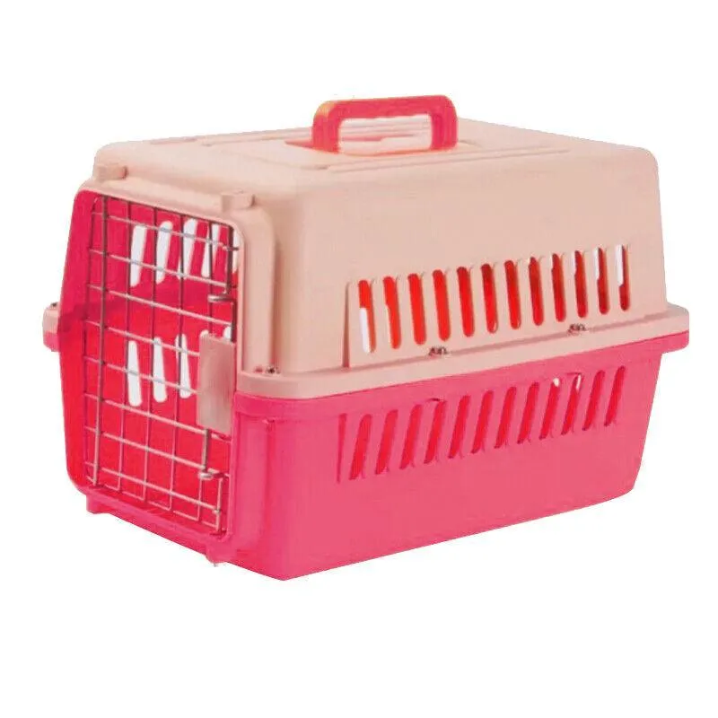 L Size Dog Cat Rabbit Portable Tote Crate Pet Carrier Kennel Travel Airline Carry Bag