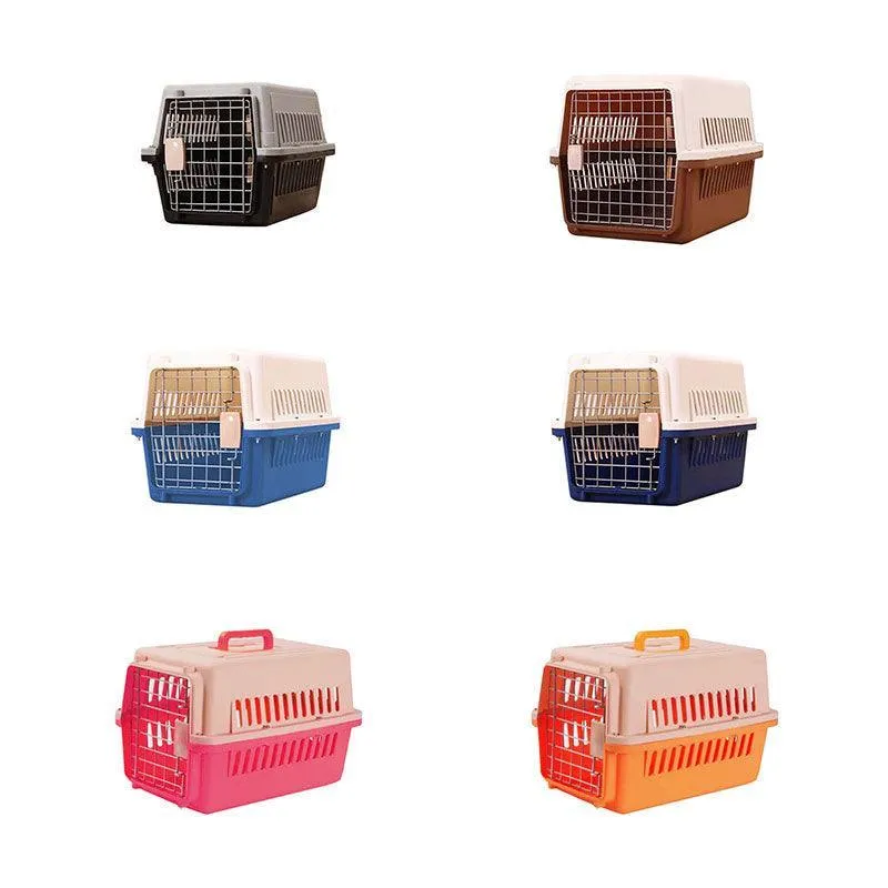 L Size Dog Cat Rabbit Portable Tote Crate Pet Carrier Kennel Travel Airline Carry Bag