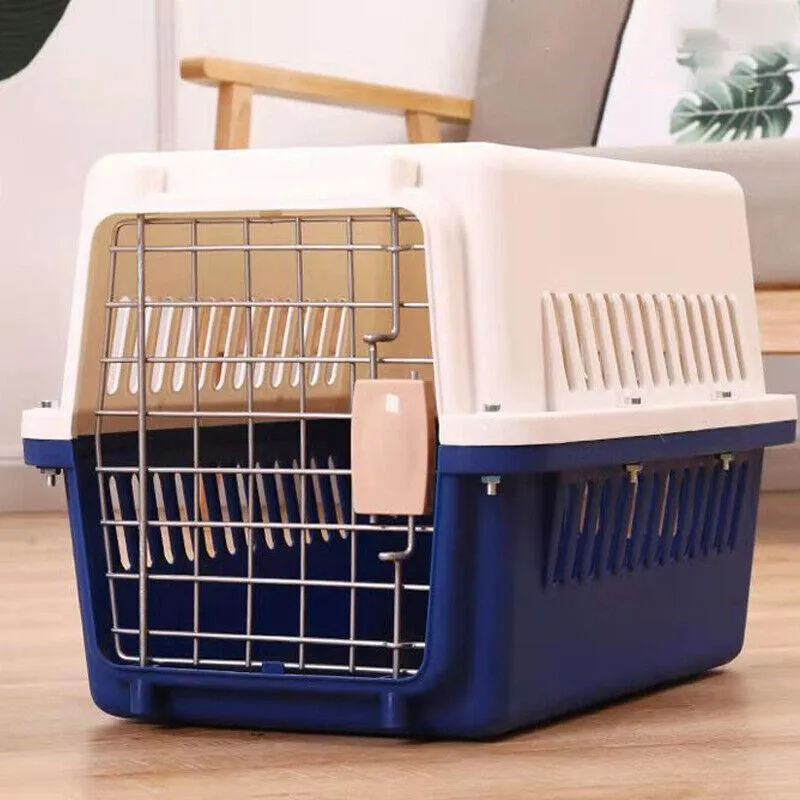 L Size Dog Cat Rabbit Portable Tote Crate Pet Carrier Kennel Travel Airline Carry Bag