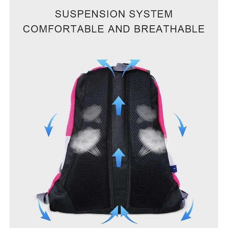 L Size Puppy Travel Mesh Pet Dog Carrier Backpack Front Travel Portable Shoulder Bag