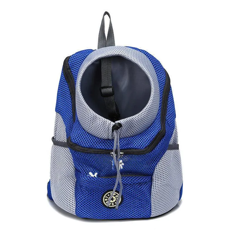 L Size Puppy Travel Mesh Pet Dog Carrier Backpack Front Travel Portable Shoulder Bag