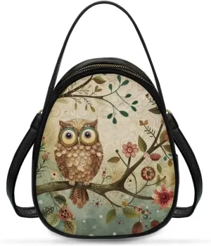 Ladies Double Layer Soft PU Leather Multi-Pocket Shoulder Bag Handbag Womens Crossboby Bag with Adjustable Strap