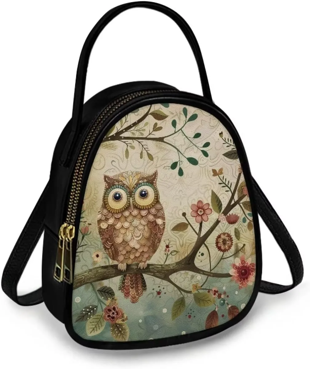 Ladies Double Layer Soft PU Leather Multi-Pocket Shoulder Bag Handbag Womens Crossboby Bag with Adjustable Strap