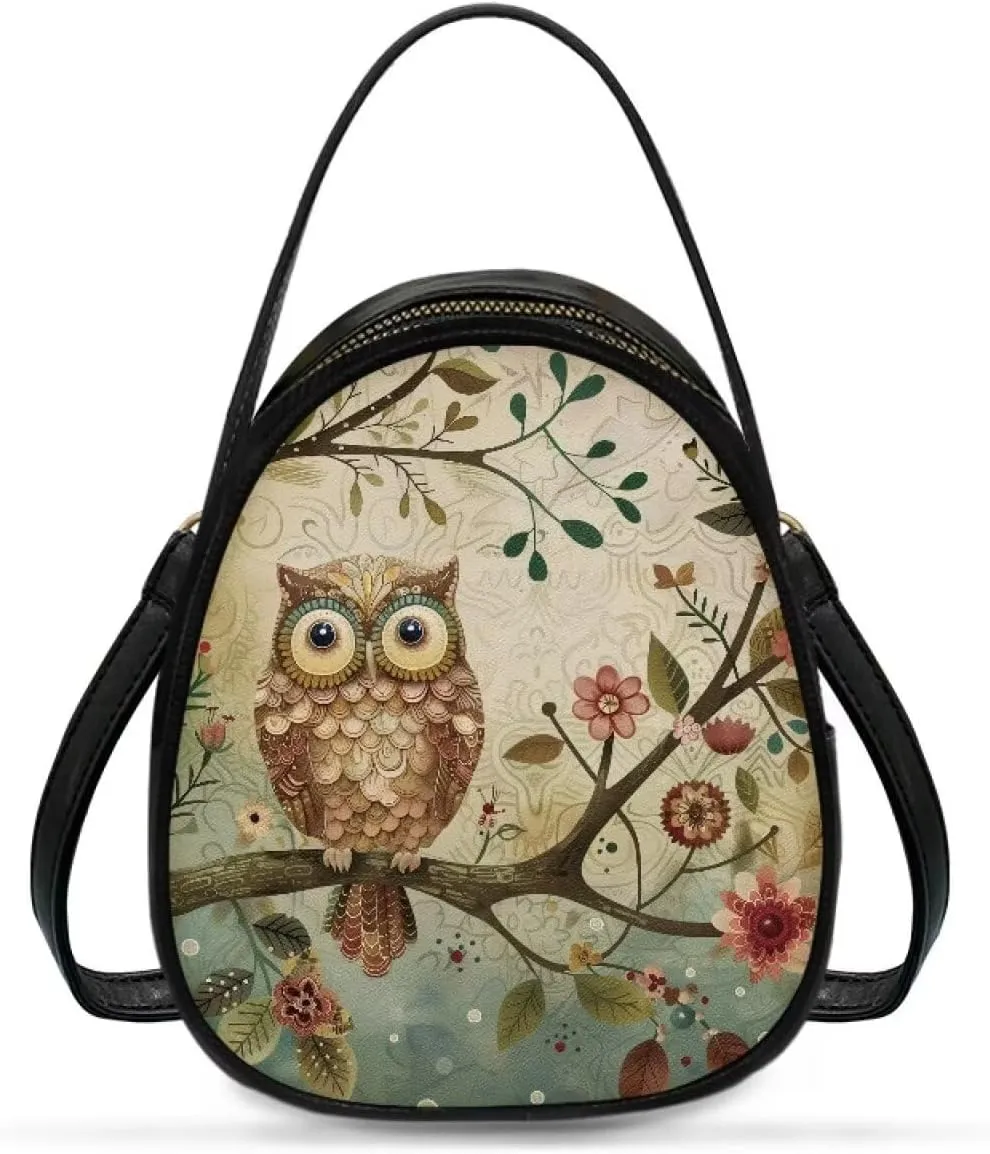 Ladies Double Layer Soft PU Leather Multi-Pocket Shoulder Bag Handbag Womens Crossboby Bag with Adjustable Strap