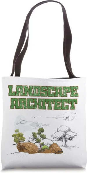 Landscape Architect | Retro Landscaper Student Tote Bag