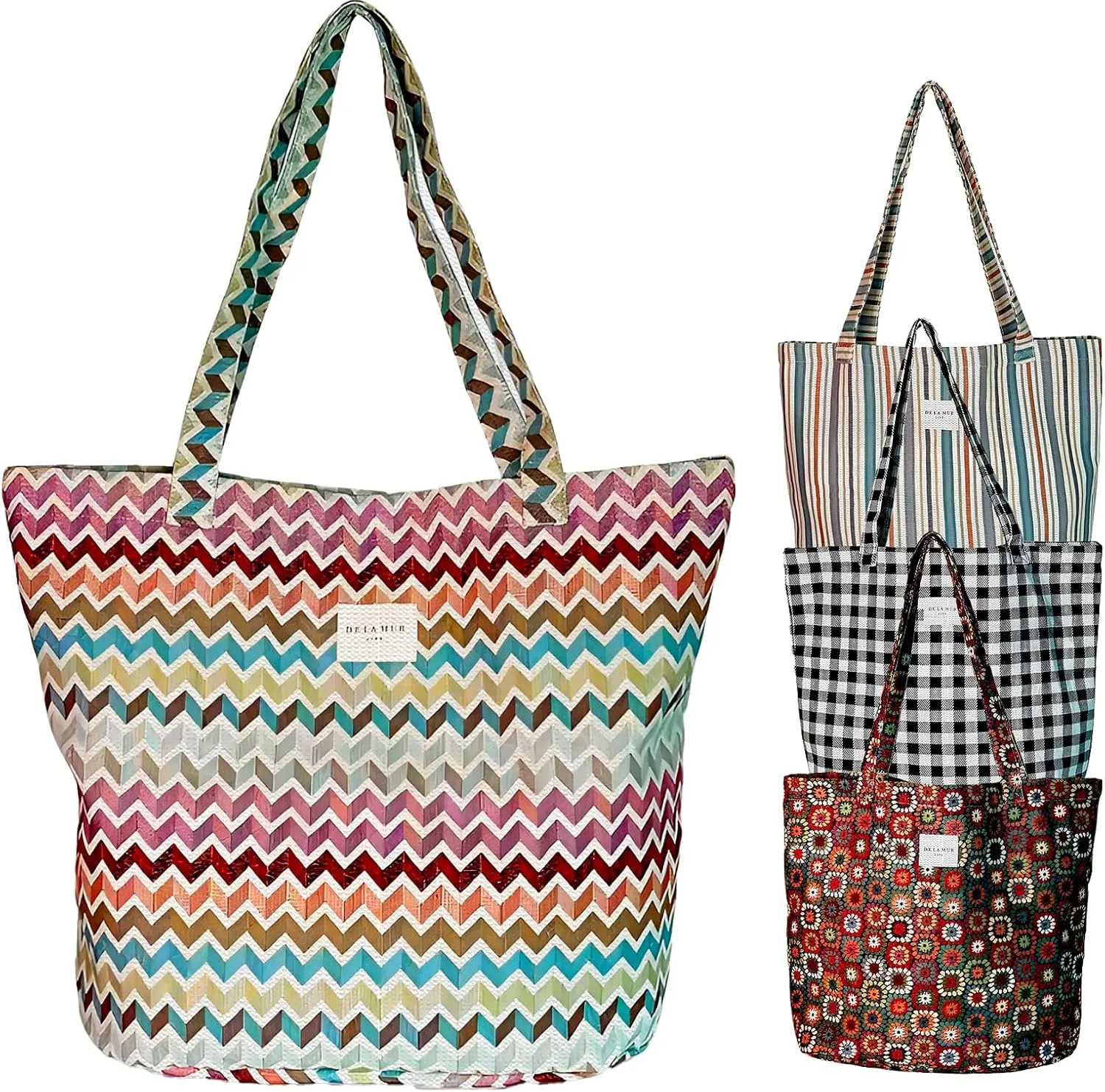 LARGE BOHO TOTE BAG for WOMEN – Animal Free Shoulder Bag – Boho Hippie Purse for Beach, Work & Daily Use