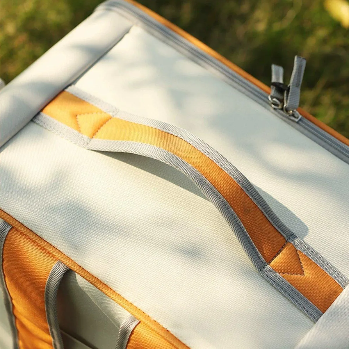 Large Capacity Cat Dog Backpack Outdoor Portable Pet Carrier Canvas Travel Bag