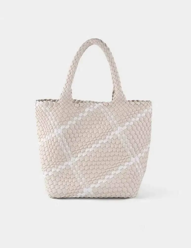 Large Capacity Handmade Woven Tote Bag