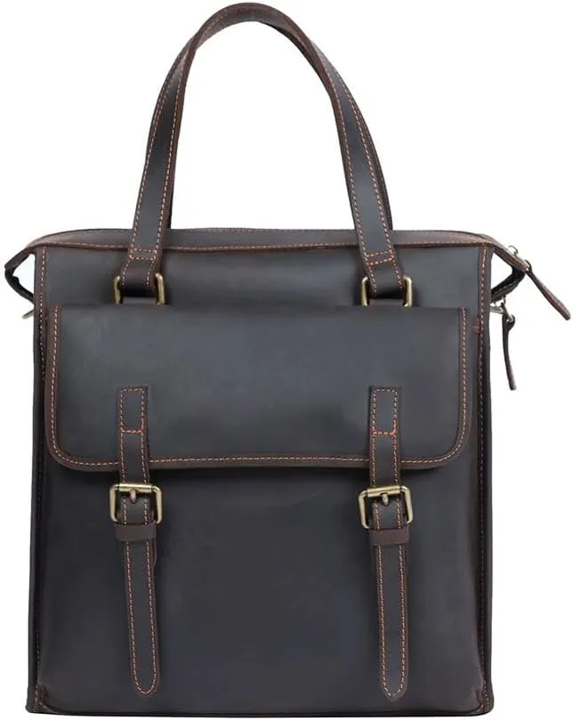 Large Capacity Shoulder Bag With Top Layer Cowhide Hand Bill Shoulder Bag