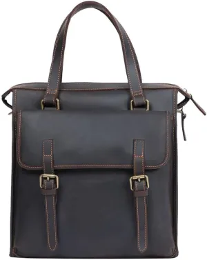 Large Capacity Shoulder Bag With Top Layer Cowhide Hand Bill Shoulder Bag