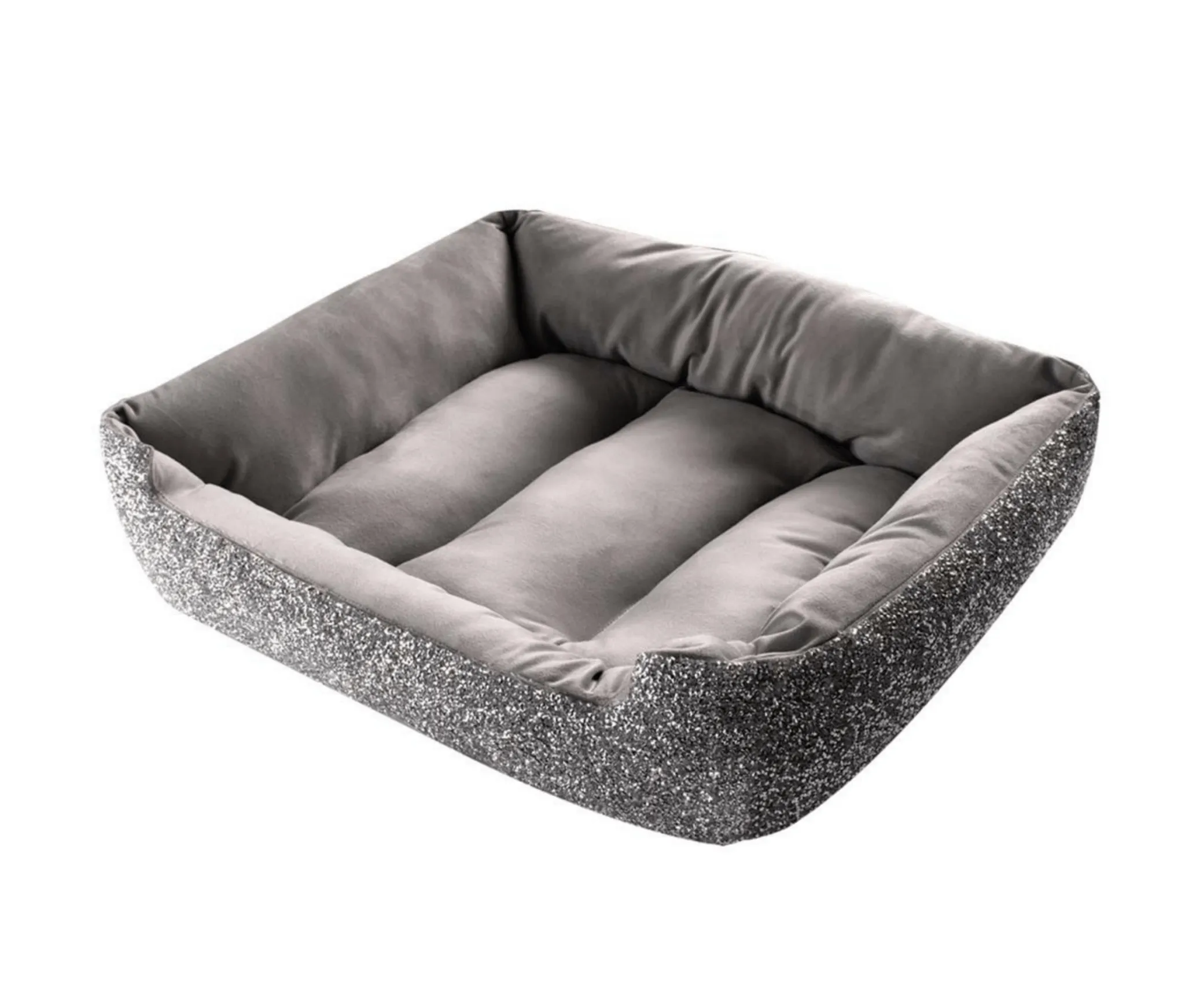 Large Charcoal Dog Bed