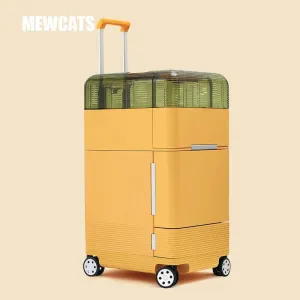 Large Space Cat Trolley Case Detachable