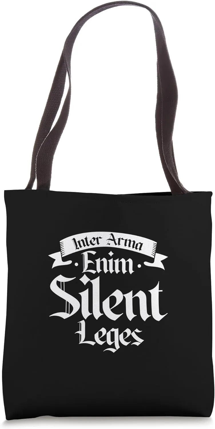 Latin - Inter arma enim silent leges Tote Bag