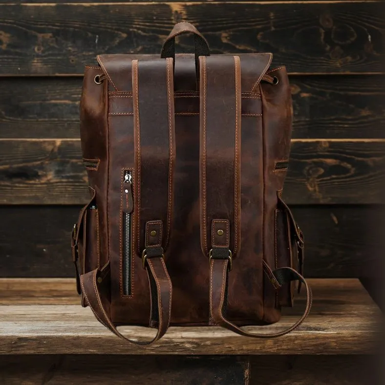Leandro | Men's Genuine Leather Backpack