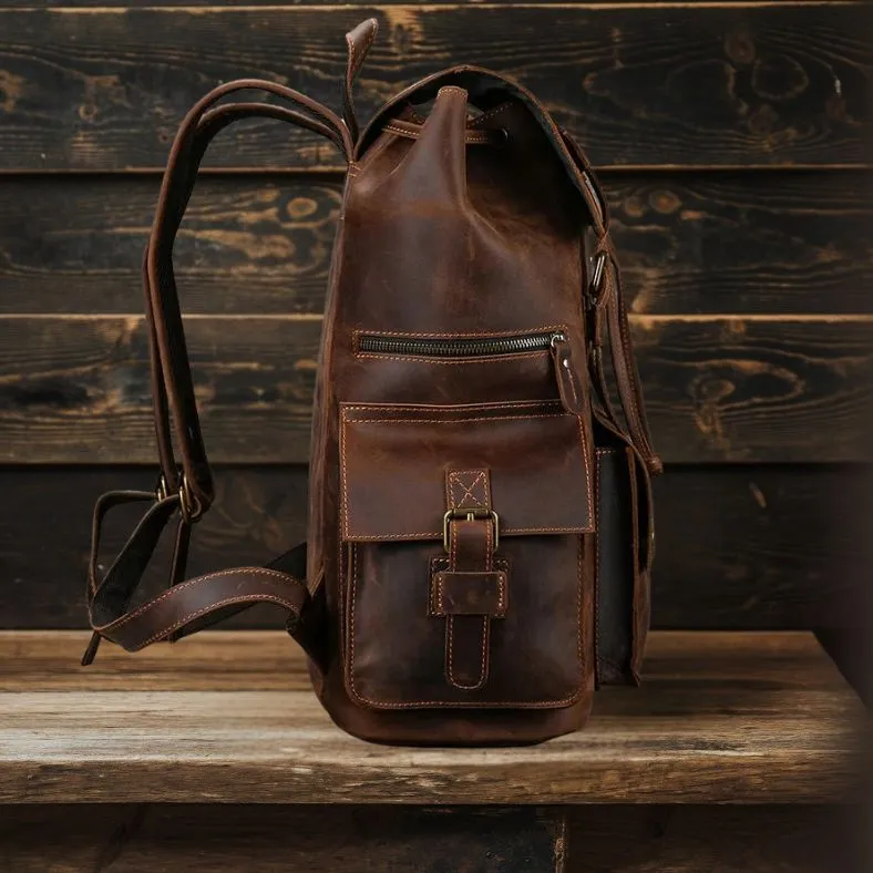 Leandro | Men's Genuine Leather Backpack