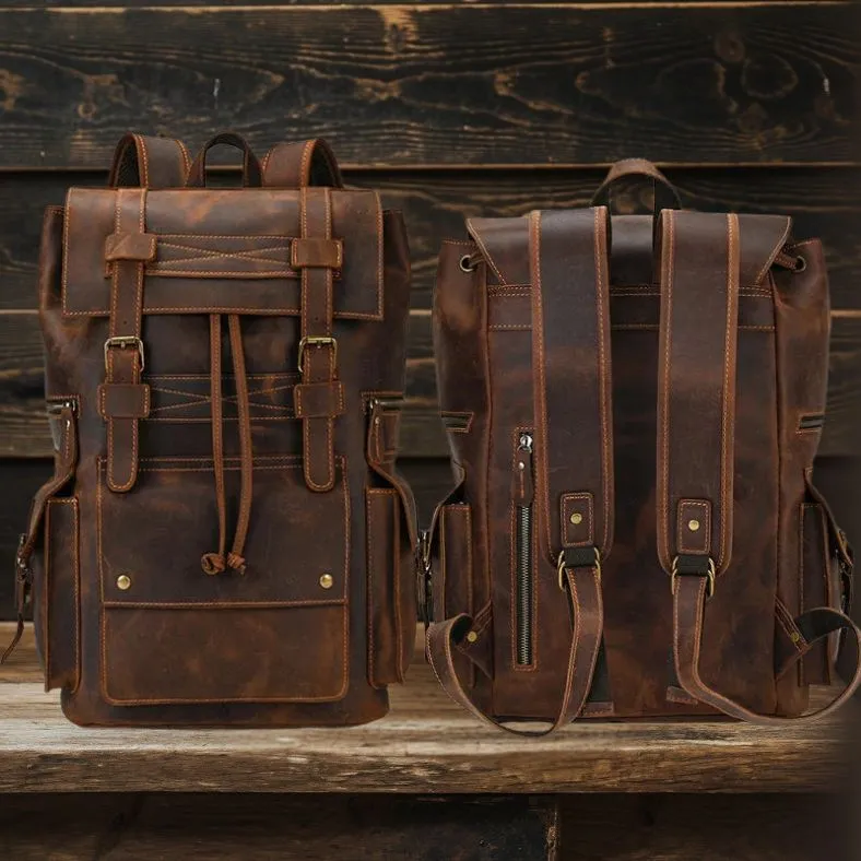 Leandro | Men's Genuine Leather Backpack