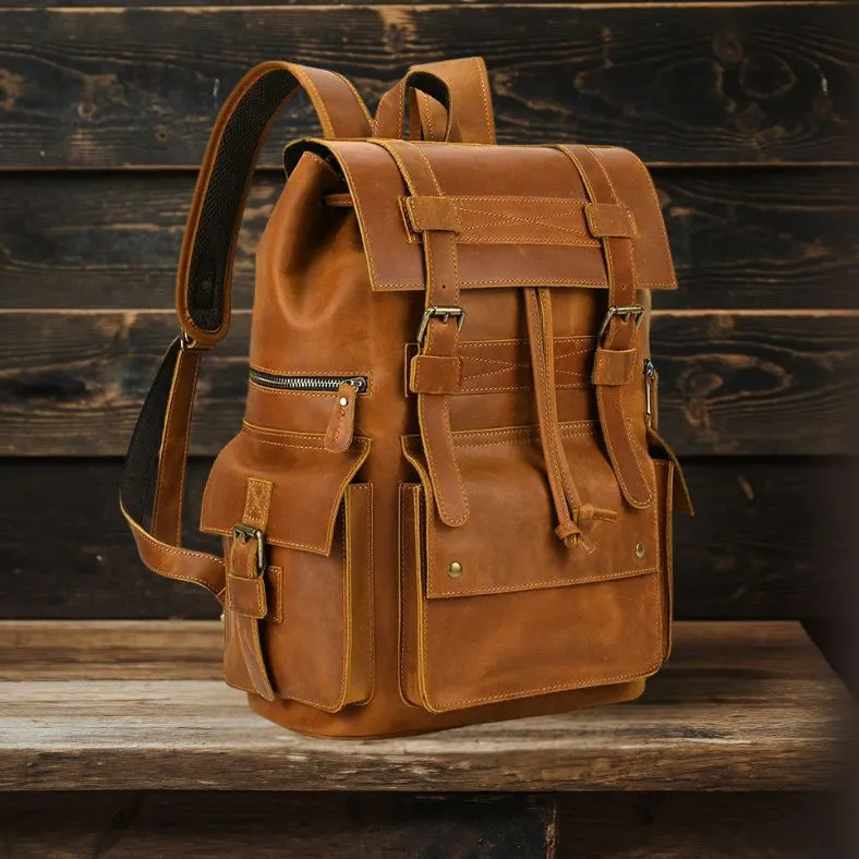 Leandro | Men's Genuine Leather Backpack