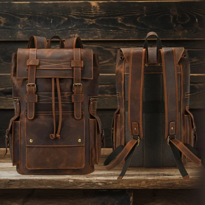 Leandro | Men's Genuine Leather Backpack