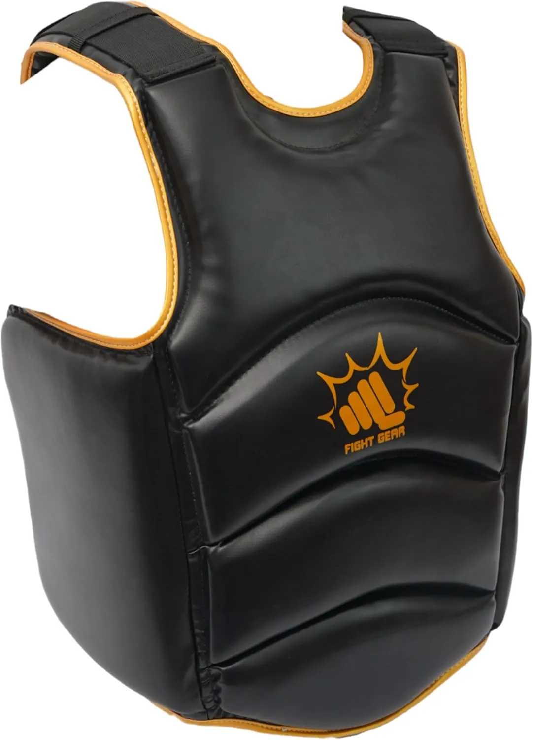 Leather Kids Chest Guard for Men & Women Olympic Style Taekwondo Boxing Kickboxing MMA Muay Thai Adjustable Shield Chest, Belly, Ribs Protector