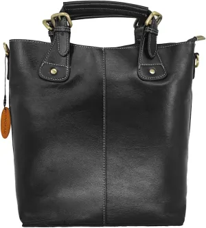 Leather Tote Bags for Women Large Capacity Genuine Leather Shoulder Bag with Top Handle