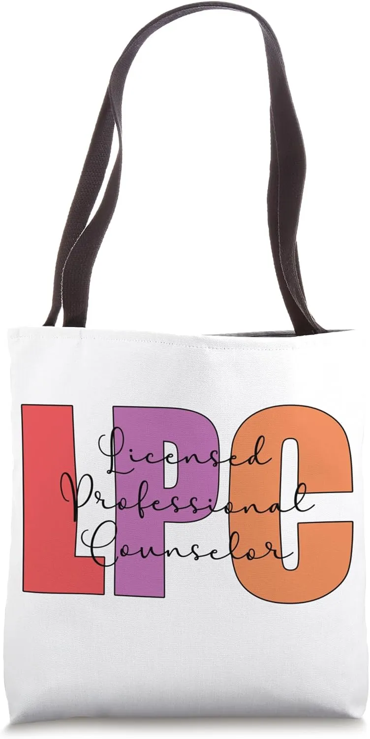 Licensed Professional Counselor Best LPC Tote Bag