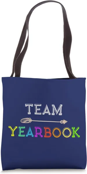 Literary Club Staff School TEAM YEARBOOK Publication Squad Tote Bag