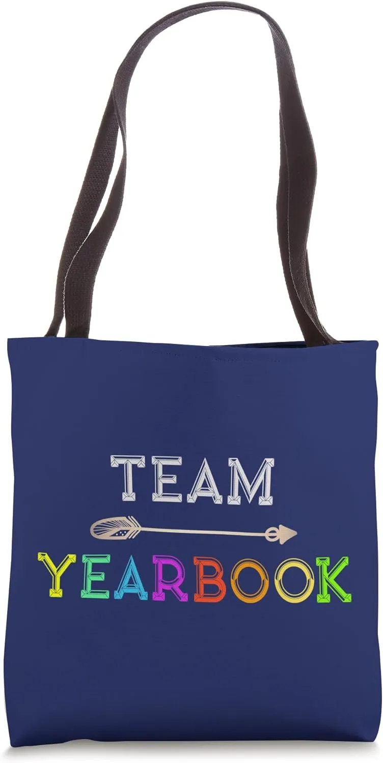 Literary Club Staff School TEAM YEARBOOK Publication Squad Tote Bag