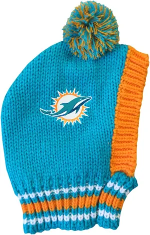 Littlearth NFL Miami Dolphins Pet Knit Hat