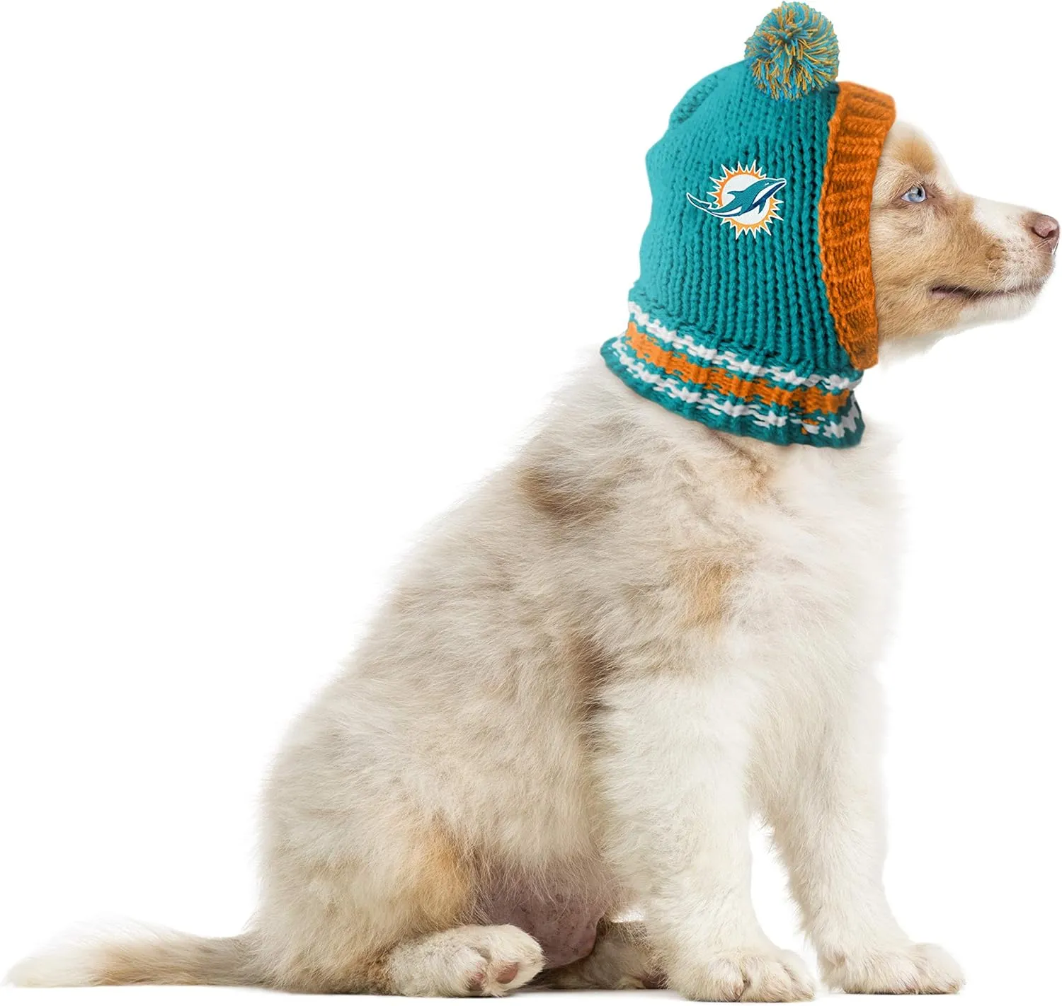 Littlearth NFL Miami Dolphins Pet Knit Hat
