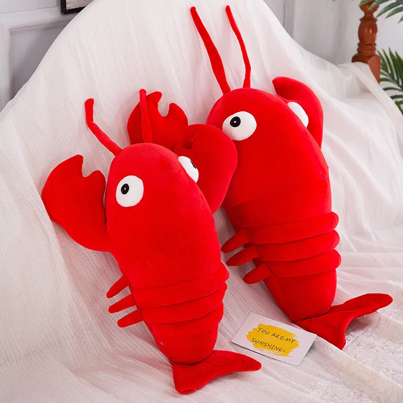Lobster Pillow Plush Toy Simulation Marine Animal Children's Toy