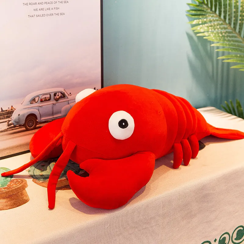 Lobster Pillow Plush Toy Simulation Marine Animal Children's Toy