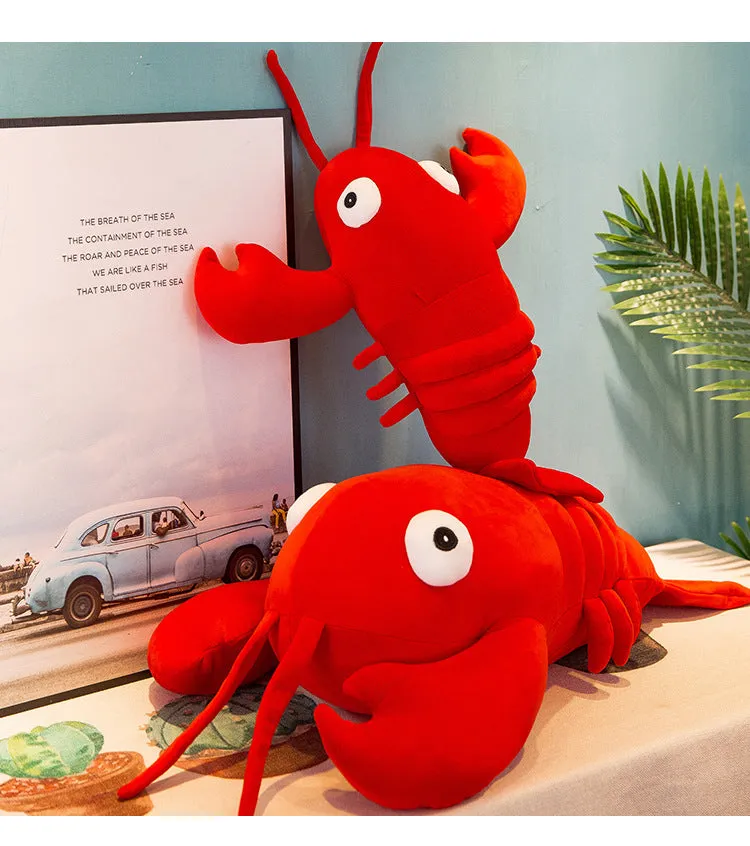 Lobster Pillow Plush Toy Simulation Marine Animal Children's Toy