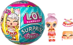L.O.L. Surprise! Surprise Swap Tots with Collectible Doll, Extra Expression, 2 Looks in One, Water Unboxing Surprise, Limited Edition Doll- Great Gift for Girls Age 3 