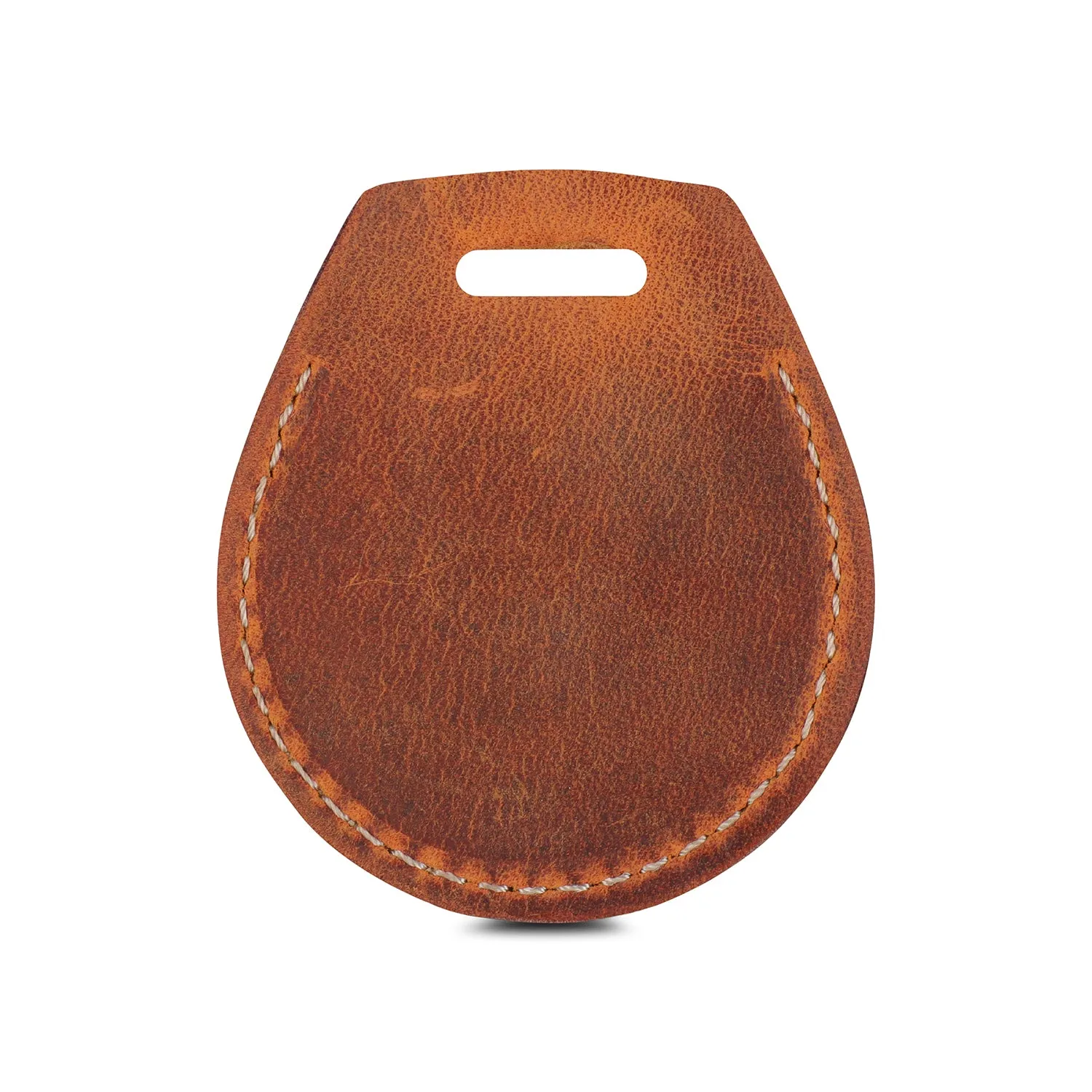 Londo Genuine Leather AirTag Case with Neck Strap