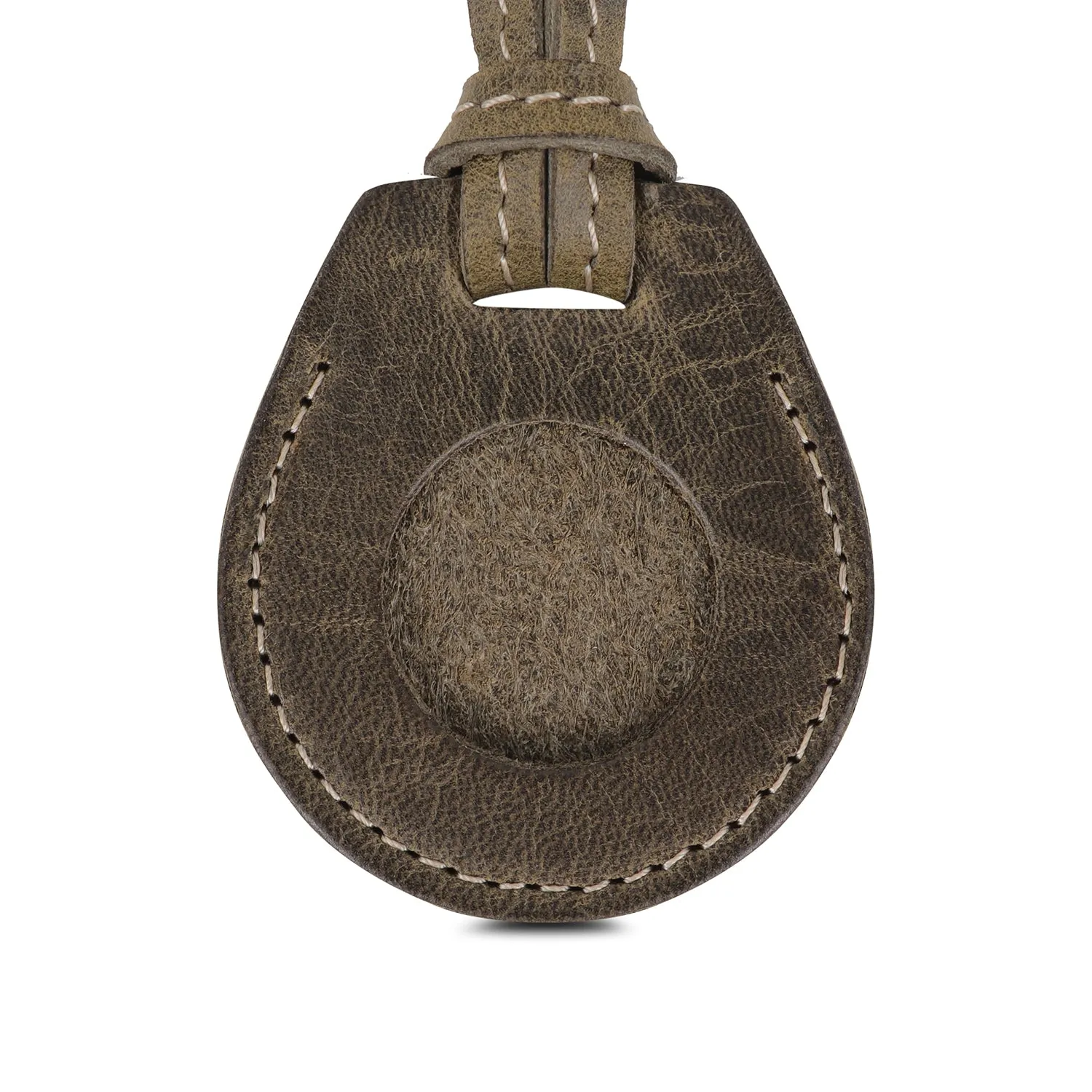 Londo Genuine Leather AirTag Case with Neck Strap