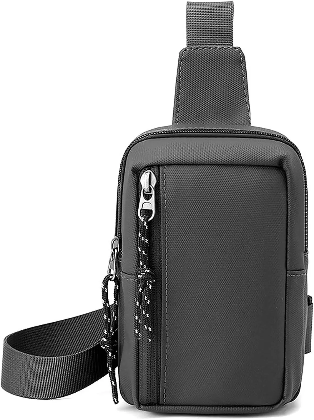 Long Keeper Mini Sling Bag - Men Women Small Waterproof Crossbody Bag Casual Phone Chest Bag for Travelling Hiking