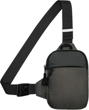 Long Keeper Mini Sling Bag - Men Women Small Waterproof Crossbody Bag Casual Phone Chest Bag for Travelling Hiking