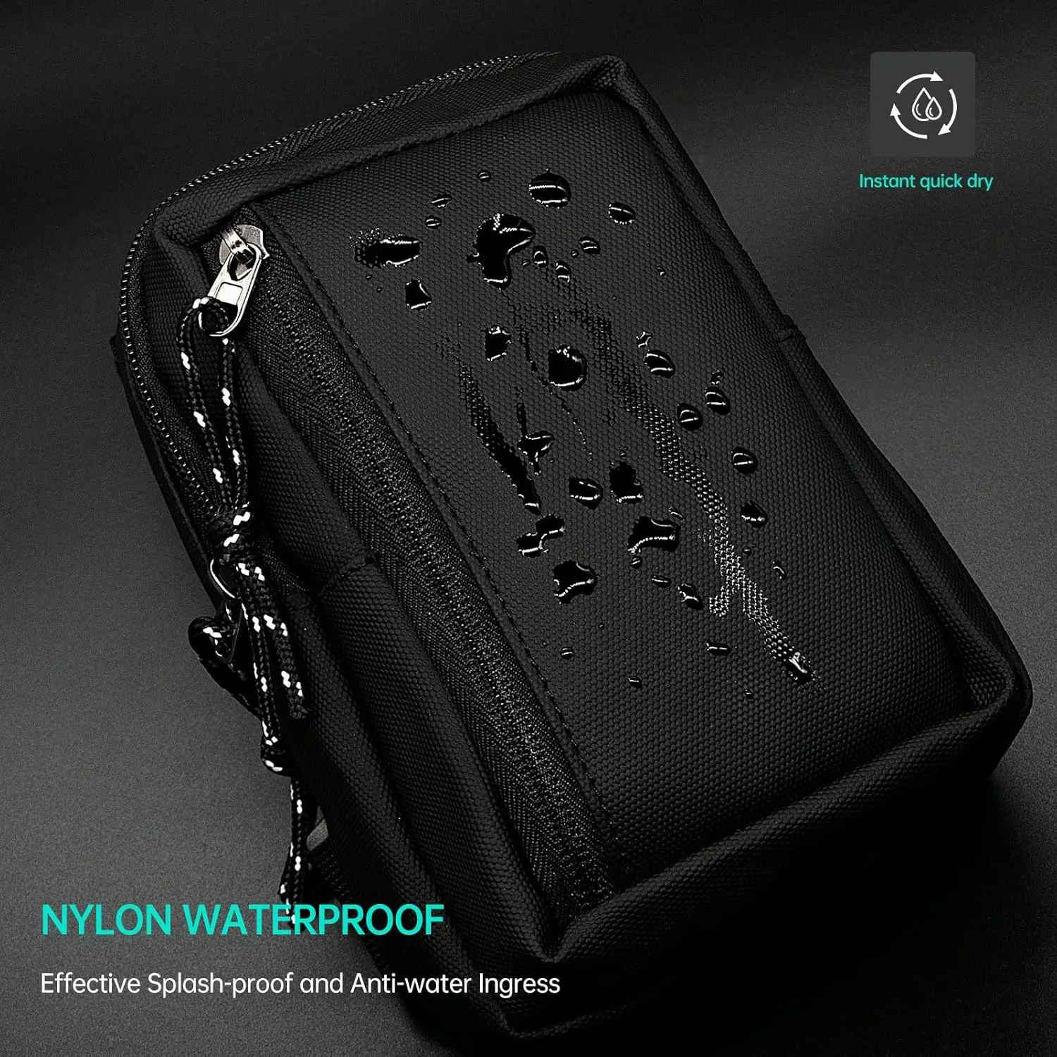 Long Keeper Mini Sling Bag - Men Women Small Waterproof Crossbody Bag Casual Phone Chest Bag for Travelling Hiking