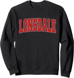 LONSDALE MN MINNESOTA Varsity Style USA Vintage Sports Sweatshirt