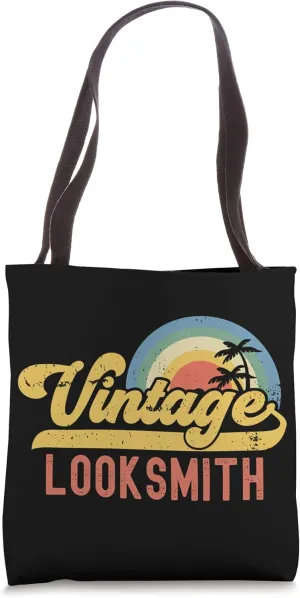 Looksmith Vintage Sunset Profession Retro Job Title Tote Bag