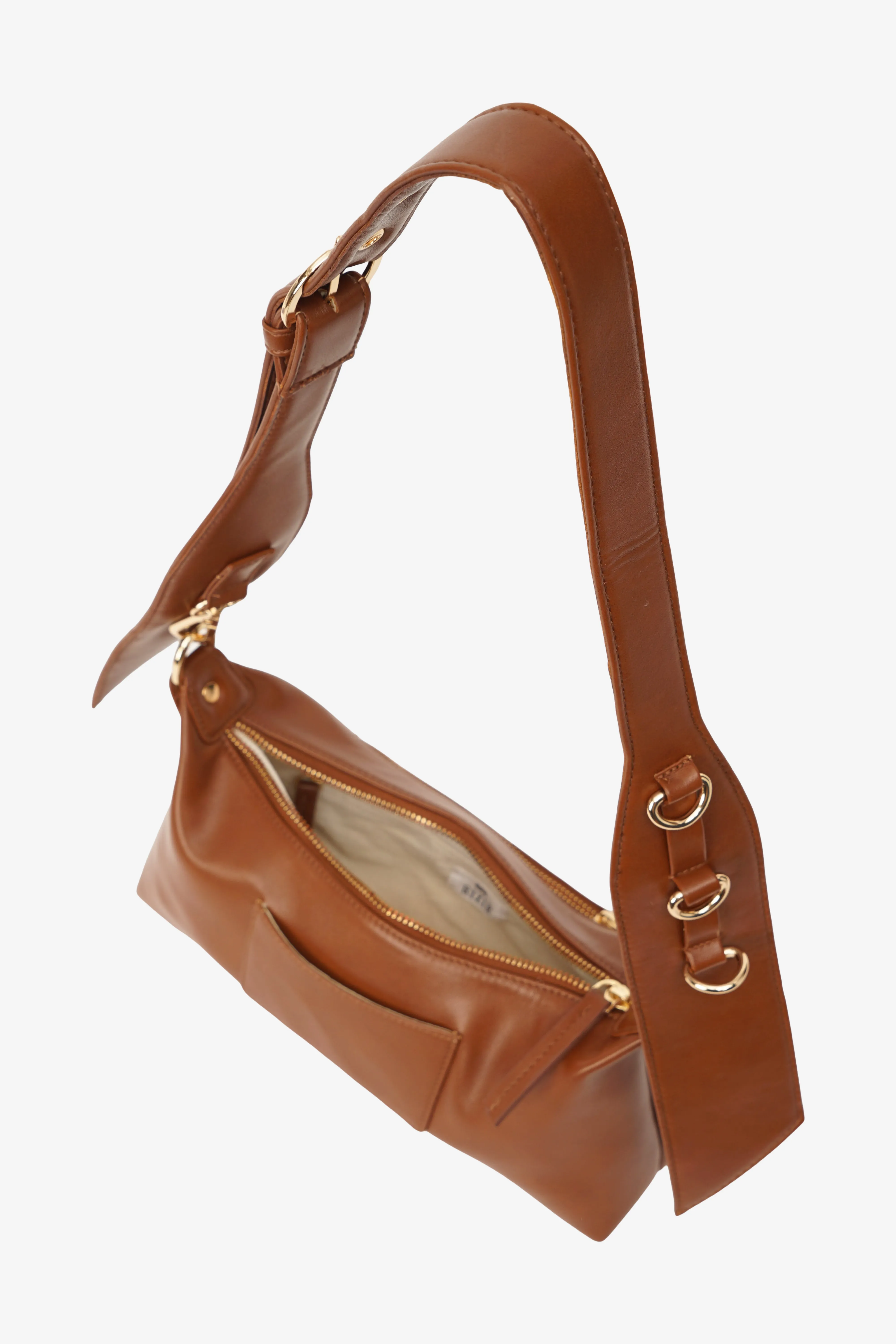 LUMINA SHOULDER BAG- TAN