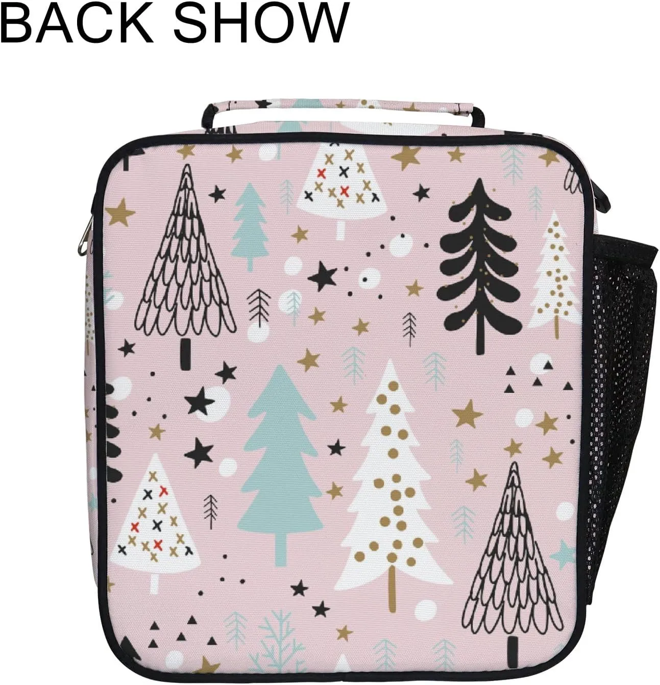 Lunch Box Lunch Bag with Adjustable Shoulder Strap Tote Natural Pattern with Corals and Algae Insulated Waterproof Outdoor Work Office Picnic for Women Men