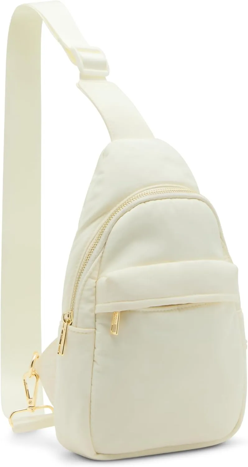 Madden Girl Elyse Nylon Sling, Cream